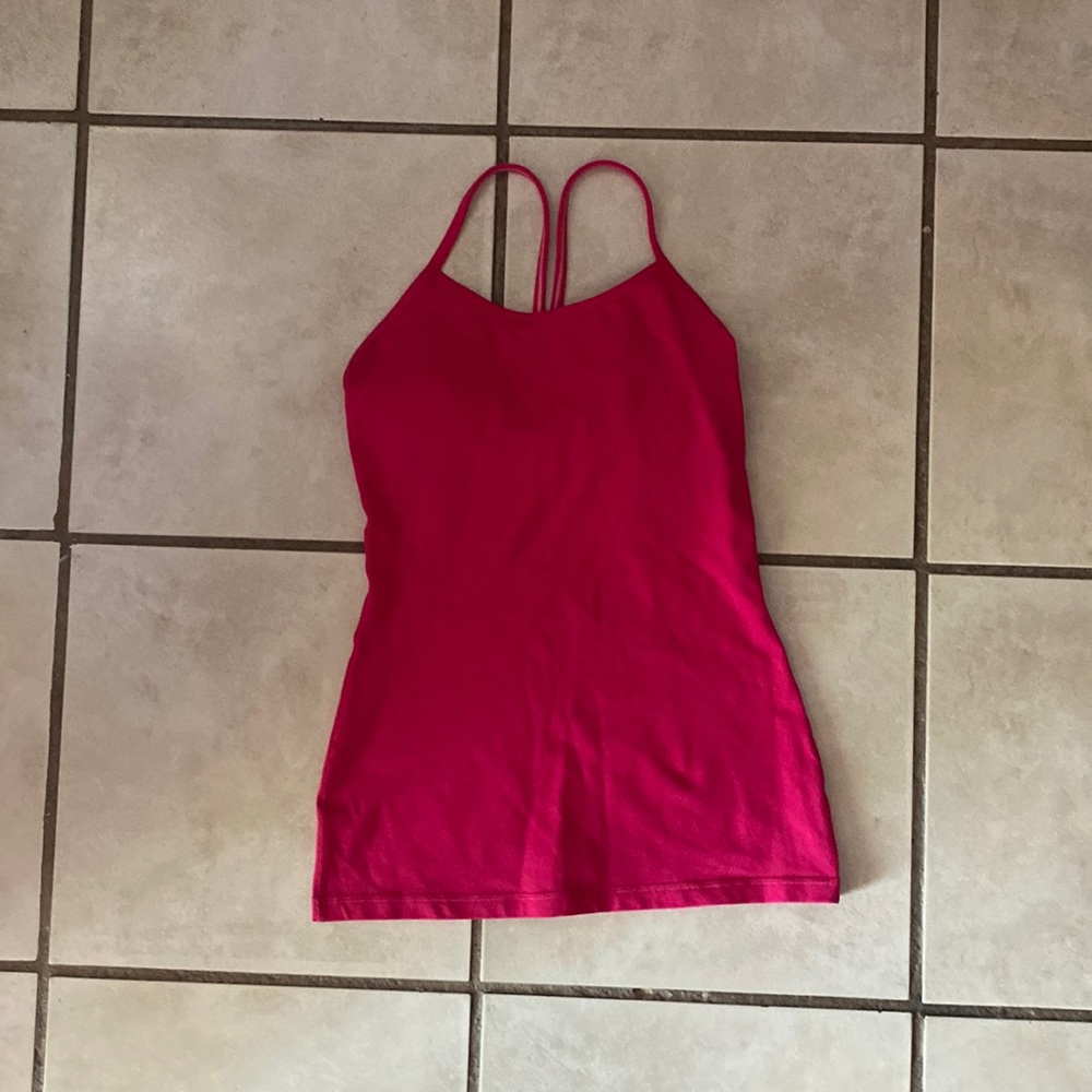 Lululemon pink tank top